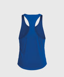 Playera olímpica para gym trasero invisible [color:azul eléctrico]